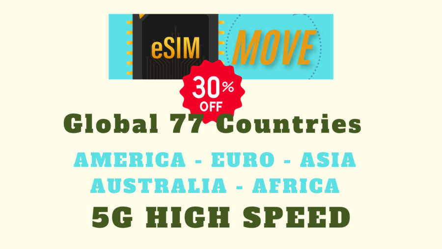 ESIM 77 COUNTRIES GLOBAL - ESIMMOVE